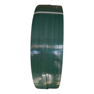 19mm 1mm 1000 mt Gofrajsız Düz Yeşil Pet Çember