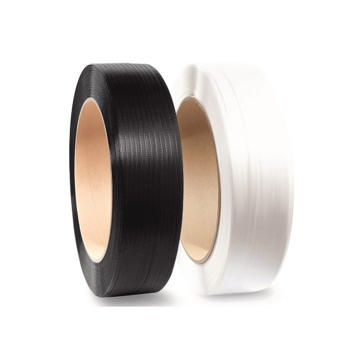 16mm 080mm Siyah-Beyaz Plastik Paketleme Şeridi-Çember Bağlama İPİ&Toygar Çember